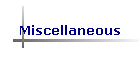 Miscellaneous